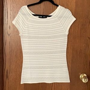 White House Black Market Scooped Neck Shirt